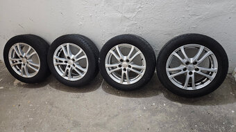 Predám letné kolesá Dunlop + disky ANZIO – 205/55 R16 - 4