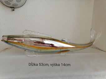 Ryby - fúkané hutné sklo - 4