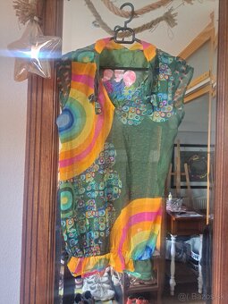 Šifónová blúzka Desigual M - 4