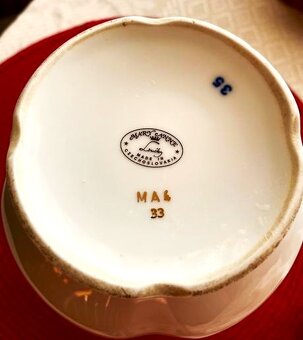 Zlatená starožitná váza - 4