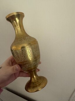 Mosadzne vázy - 2ks - 4