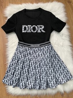 Dior Súprava - tričko +sukňa - 4