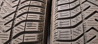 Predám 4ks jazdené zimné 205/55r16-91H Pirelli - 4