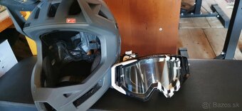 Enduro prilba IXS a okuliare 100% - 4