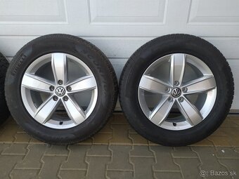 Orig. sada VW, Škoda, Seat 5x112 R17 + pneu 215/65 R17 - 4