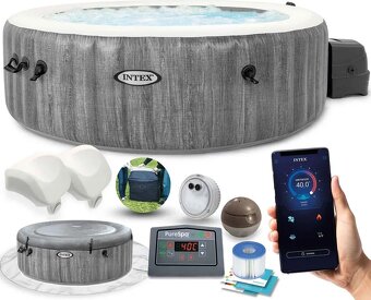 INTEX 28442 Vírivka PureSPA Greywood Deluxe - 4