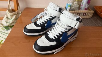 OFF WHITE OUT OF OFFICE MID TOP BLACK NAVY BLUE - 4