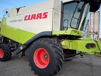 Sklízecí mlátička Claas Lexion 560, žací lišta V750 Vario, d - 4