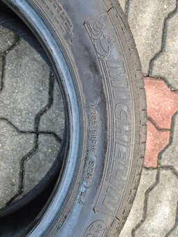 Predám letné pneumatiky Michelin R16 - 4