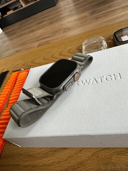 Predám Apple Watch Ultra 2 + 6 remienkov + ochranný obal - 4