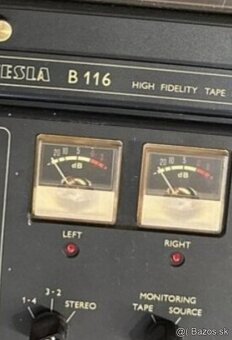 HiFi Tesla B116 prenosný magnetofón Tape deck - 4