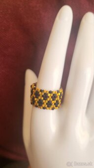 Prsteň ručne šitý - 4