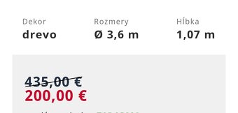 Základný modelový ram nadzemných bazénov Azuro s hĺbkou 1,07 - 4
