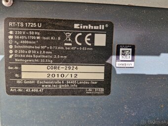 Einhell RT-TS 1725 - 4