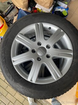 Audi Q7 originál zimné disky R18 + Hankook 255/55 R18 - 4