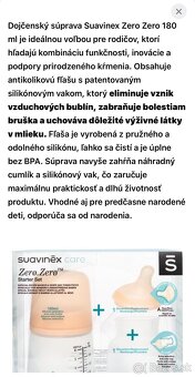 SUAVINEX Novorodenecká sada ZERO ZERO 180 ml - 4