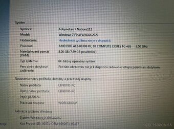 Notebook Lenovo A475 / AMD A12 / 8GB RAM / HDD / Windows 7 - 4