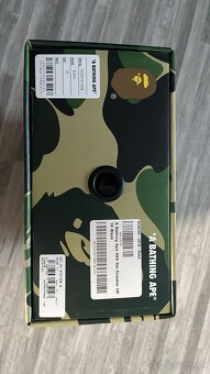 A Bathing Ape Sk8 Sta Ostrich Pack White BlacK - 4