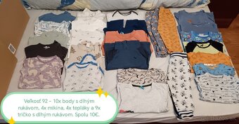 Chlapčenské oblečenie od veľkosti 62 do veľkosti 92. - 4