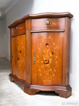 Intarzovaná rustikálna komoda, S120xV87xH37 - 4