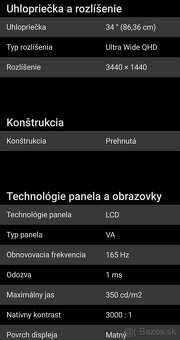 34" Dahua LM34-E330C - 4