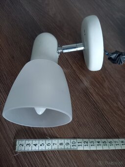 Nástenné svetlo otočné biele - 4