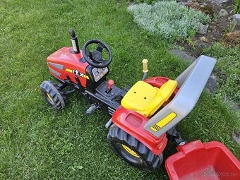 Šliapací traktor Rolly Toys, nosnosť 100 kg, prevodovka - 4