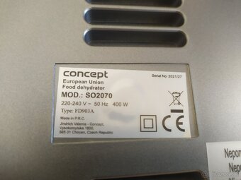 Sušička CONCEPT SO2070 - 4