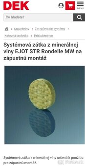 Fasádna zátka z minerálnej vlny 600ks 67mm - 4