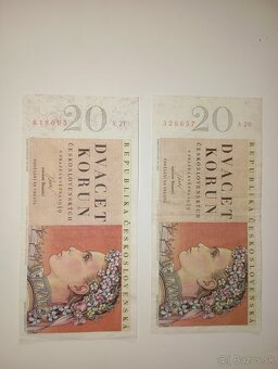 BANKOVKY 20 KČS, 1949, 1. VYDANÁ SÉRIE A - 4