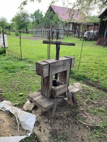 Historický lis na jablká - 4