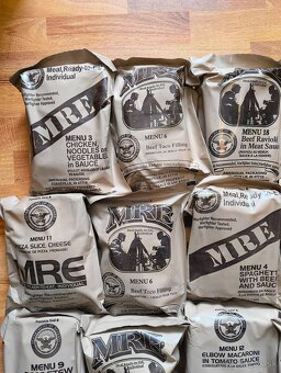 MRE Americkej Armády rôzne menu - 4