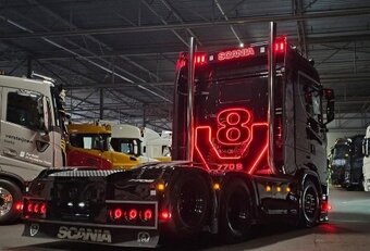 9874 Scania S 770 A - 6x2 - NB „V8“- Tahač + Sklápěcí hydra - 4