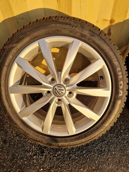 5x112 r17 kolesa disky golf vw alu dijon 205 50 17 zimné - 4