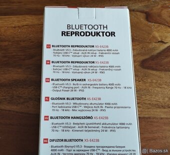 Prenosný reproduktor JVC XS-E423B čierny - 4