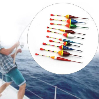 Rybolov - plaváky priebežné 10ks - 4