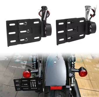 harley davidson bočný držiak spz - 4
