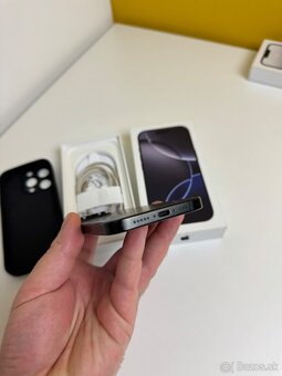 Predam vymenim Iphone 16 Pro 256GB Black Titanium - 4