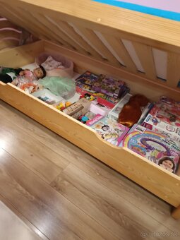 Predám detskú posteľ 80x180 s matracom - 4