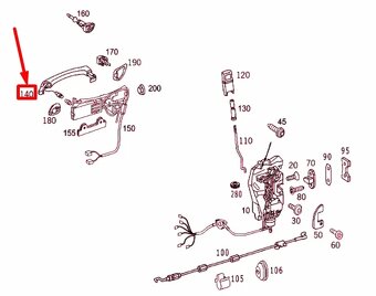 klučka Mercedes A22076013709999 Keyless Go - nová - 4
