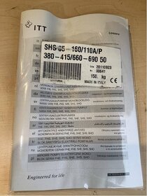 Priemyselne čerpadlo LOWARA SHS65_160/110 A/P-nepoužité. - 4