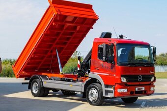 MERCEDES ATEGO 1524 TROJSTRANNÝ SKLÁPAČ + HYDRAULICKÁ RUKA - 4