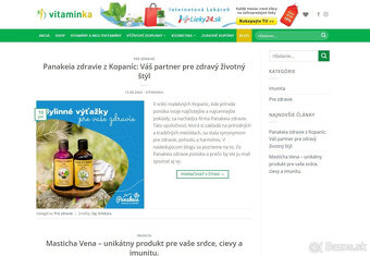 Predám eshop Vitaminka.sk - pasívny príjem bez živnosti - 4