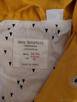 detská bunda žltá ZARA č.92 24-36mes - 4