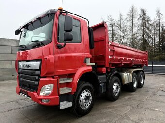 DAF CF 460, pohon 8x4, Trojstranný sklapač ,EURO 6 TOP STAV - 4
