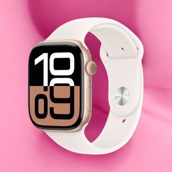 Apple Watch Series 10 42 mm GPS růžovo zlatý hliník - 4