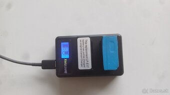 Inteligentná nabíjačku na dve batérie LP-E17 (Canon) - 4