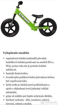 Strider odrážadlo detské - 4