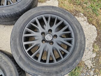 Hliníkové disky originál Volvo 5x108r16 na novo pieskované - 4