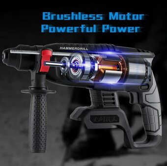 Kvalitná MAKITA Náhrada AKU Vŕtacie Kladivo DrillPro + Batt. - 4